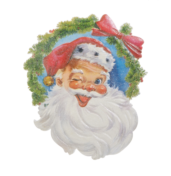 Metal Santa head cut out