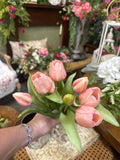Natural touch, light paint, tulips